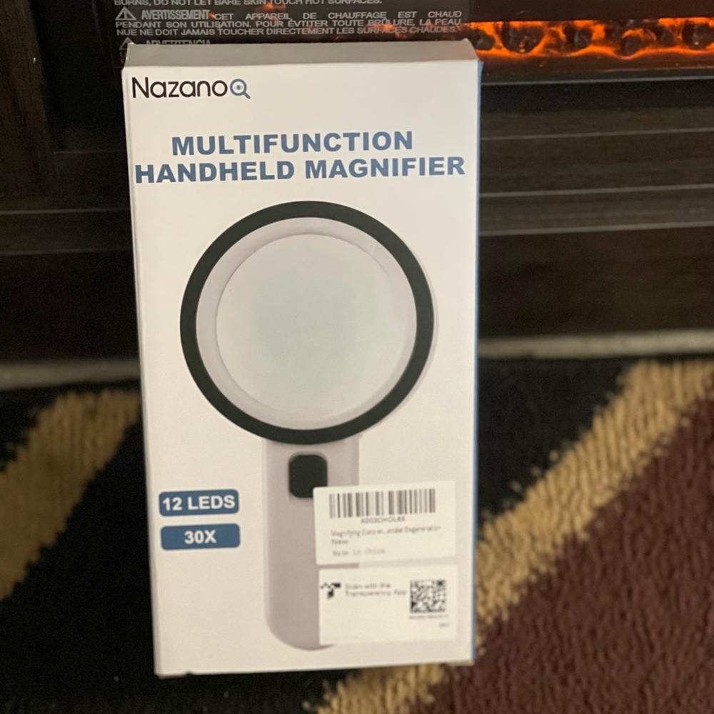 Nazano Multifunction Handheld Magnifier with 12 LEDs